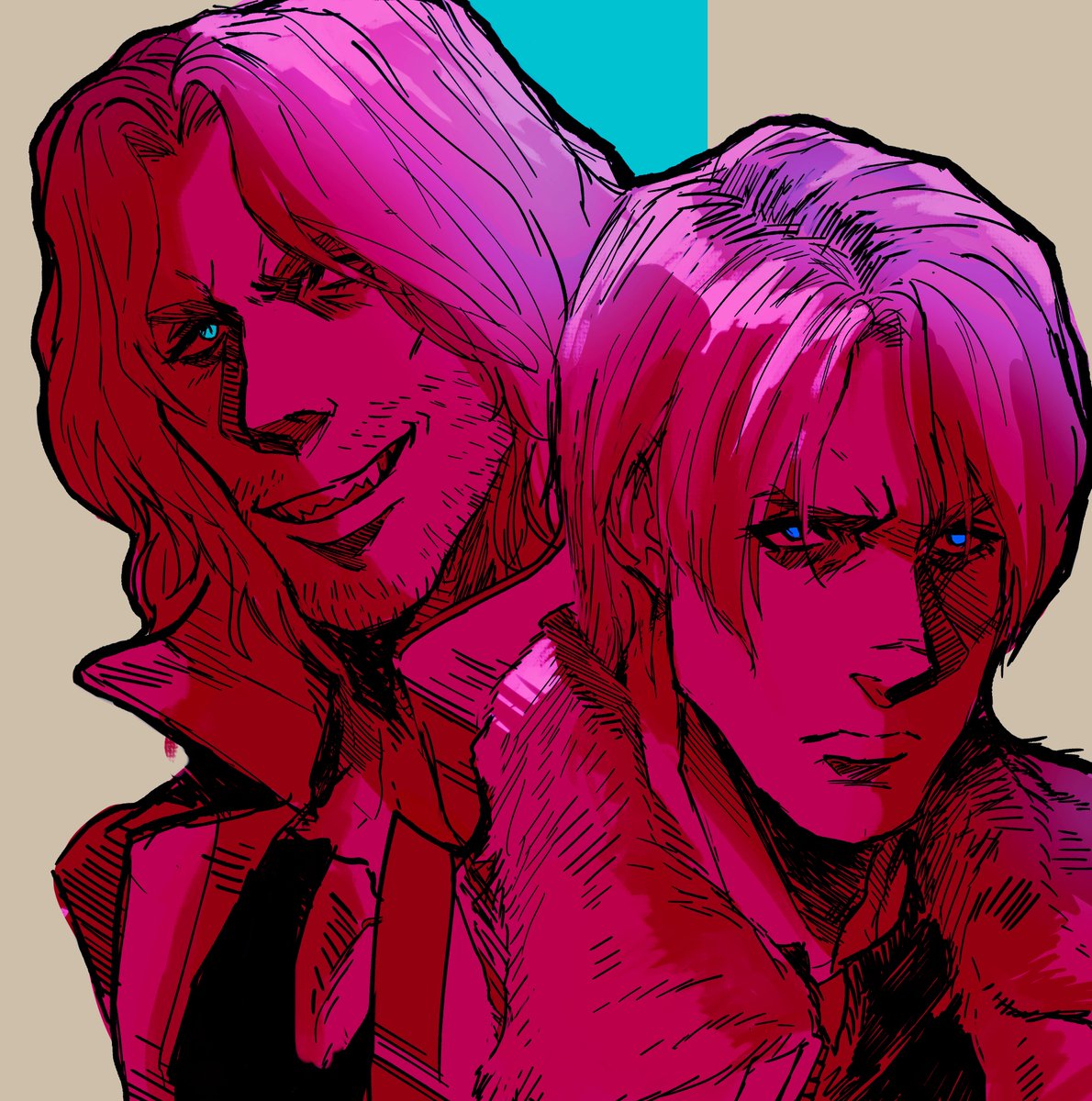 dante and vergil (devil may cry and 1 more) drawn by evanolge