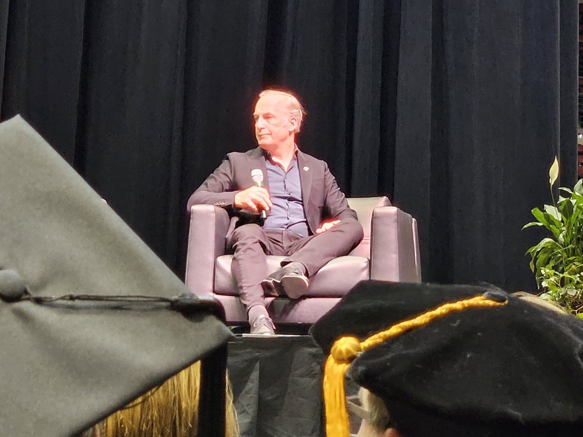 LanceC78's tweet photo. @mrbobodenkirk Congratulations and thanks for coming to @SIUC!

#DrOdenkirk
#Salukis https://t.co/cacvf288tj