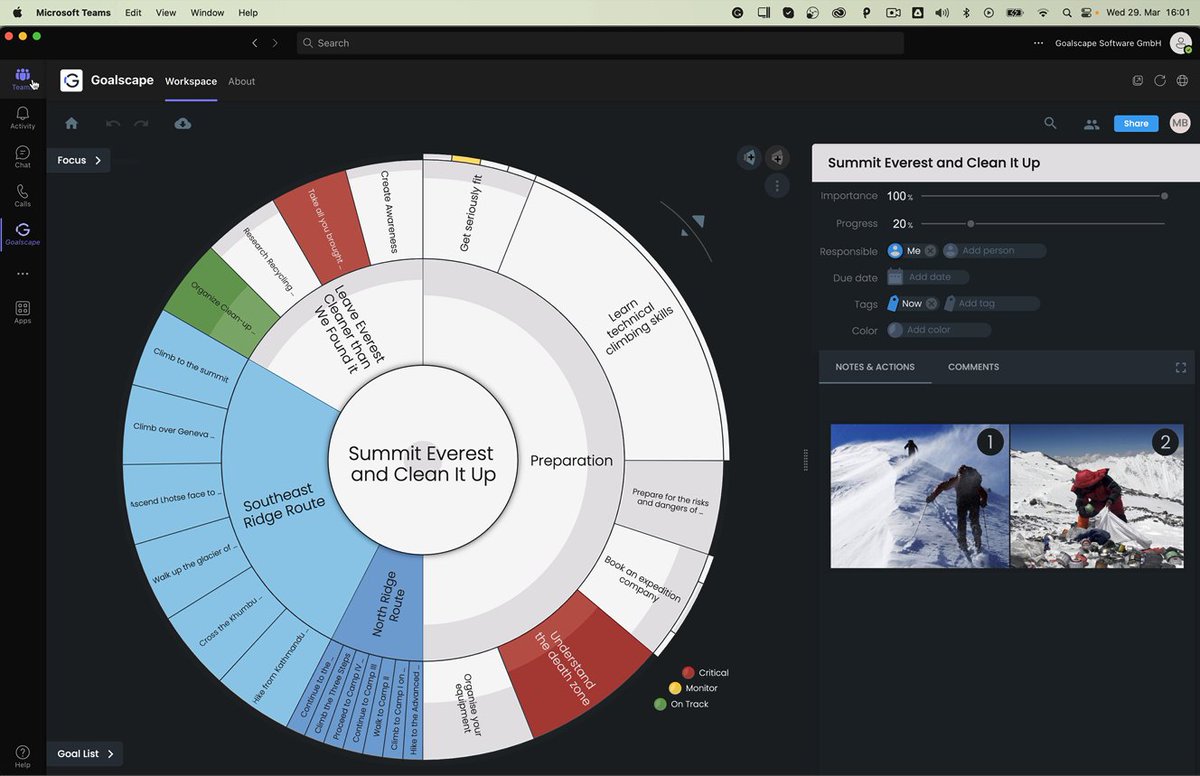 goalscape's tweet photo. New Power Couple: Goalscape integrates into Microsoft Teams 🎉 - https://t.co/Nfwt0s092k https://t.co/dylbl5hhcl