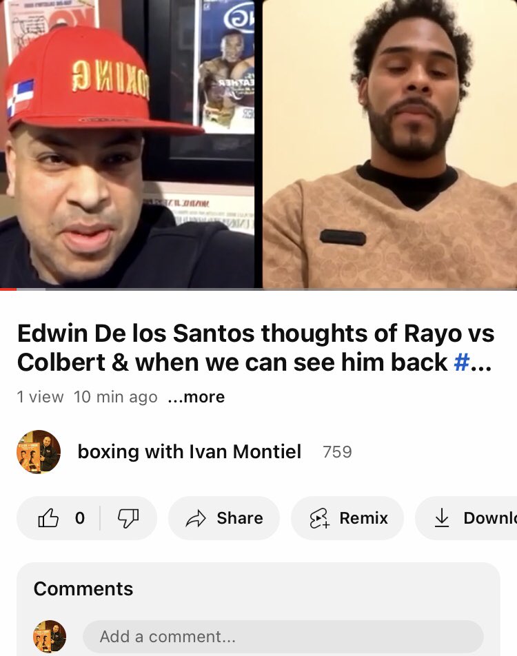 Had a blast with Edwin De Los Santos #edwindelossantos #dominicanboxing #boxing @SampsonBoxing @ShowtimeBoxing @PBCboxingchamp @PBConFOX