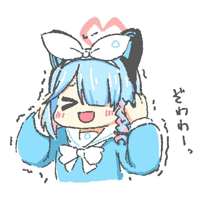 これは一昨年描いたASMRを楽しむアロナ 