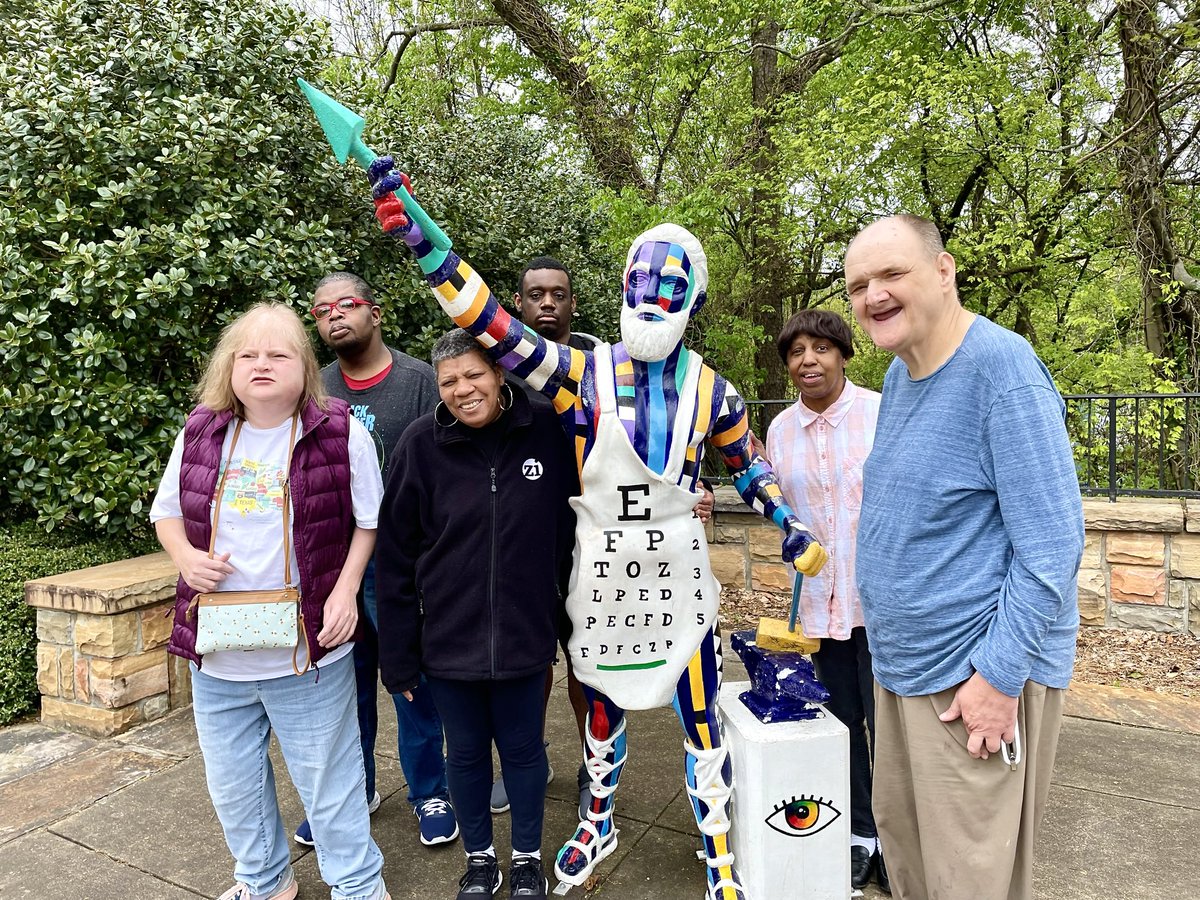 unitedability's tweet photo. Life Enrichment through connecting to the community is one of the goals of our LINCPoint Adult Program. Your support makes outings to places like @VisitVulcan possible. Be sure to follow along to see where one of our community groups will go next.  #InclusionMatters #InBirmingham https://t.co/ZP3RofkkE5