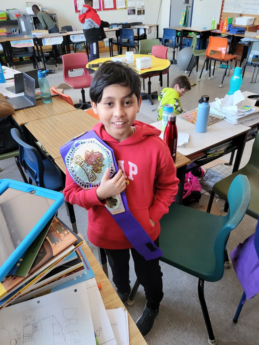 We have our first place player for March from my gamified classroom! He worked so hard this month to win! Congratulations! @centralspry #GameMyClass #xplap #TGEChat