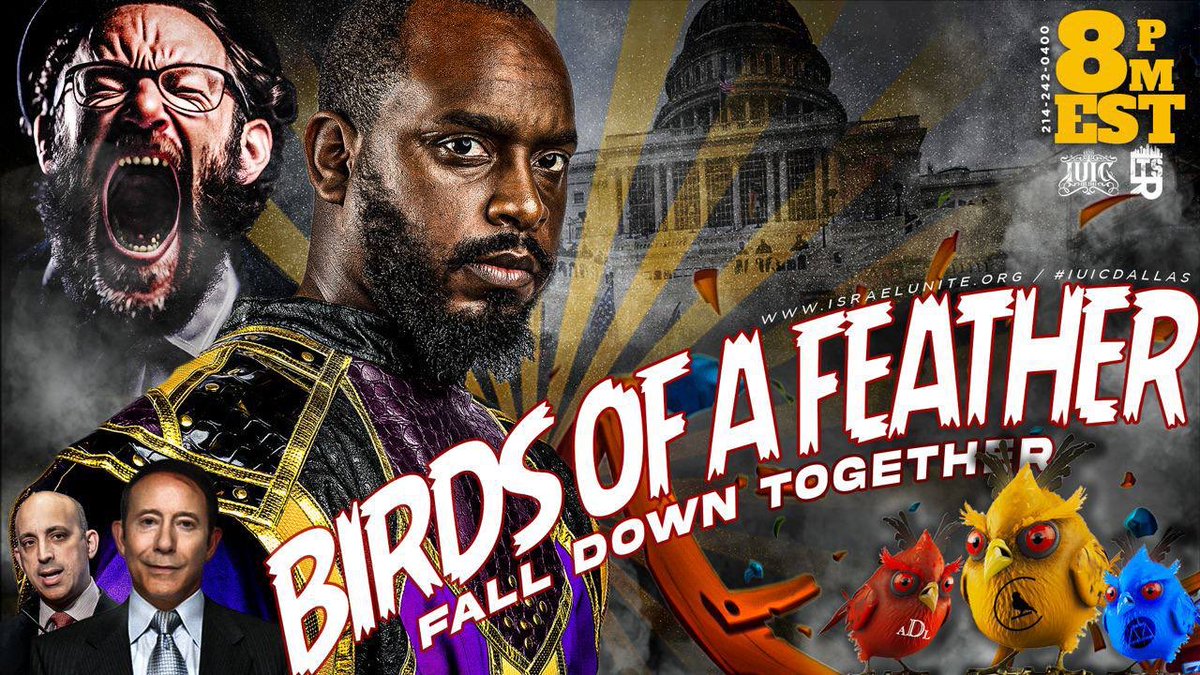 iuicdallas's tweet photo. ITSR: Birds of A Feather Fall Down Together
IUIC Dallas Leadership continues the discussion of the The Canary Mission, SPLC, ADL and all false accusations made against the Israelites
Get your weekly news fix with #ITSR #InTheScriptsReloaded!
https://t.co/CmBM4wZVfw https://t.co/hTp5czUGnU