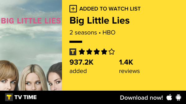 I've just started following Big Little Lies tvtime.com/r/2LDWd #tvtime