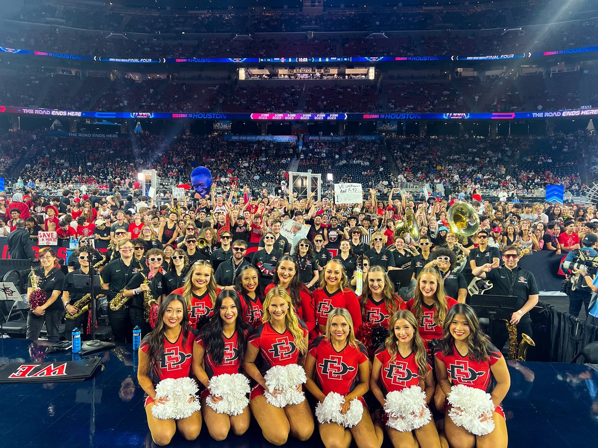 SDSU Pep Band (@aztecpepbands) on Twitter photo So proud of the Band <a href="/SDSUCheer/">SDSU Cheer</a> <a href="/SDSUDanceTeam/">SDSU Dance Team</a> members who were here, and to all those who could not attend but were amazing all season long. What a magical ride. 🔴⚫️ So proud of the Band <a href="/SDSUCheer/">SDSU Cheer</a> <a href="/SDSUDanceTeam/">SDSU Dance Team</a> members who were here, and to all those who could not attend but were amazing all season long. What a magical ride. 🔴⚫️