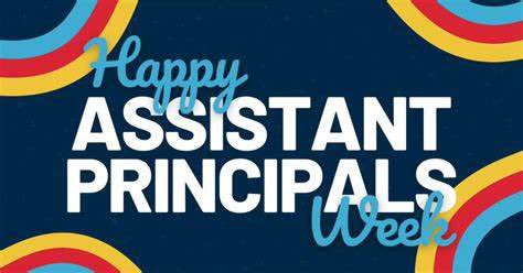 I hope our amazing Assistant Principals feel so celebrated this week! We truly have some of the very best!
