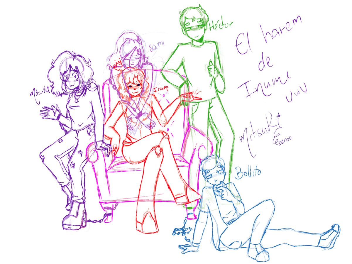 mitsuki_art's tweet photo. Dibujo de mi grupito de amigos owO https://t.co/8TZ26VOZ6T