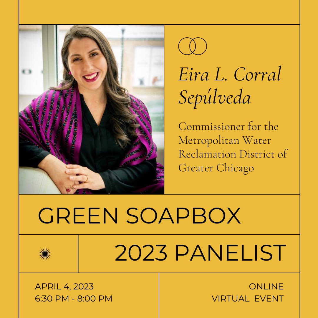 Join us tomorrow at 6:30pm to hear from Bweza, Lottie, and Eira at our 2023 Green Soapbox event! delta-institute.org/event/green-so…