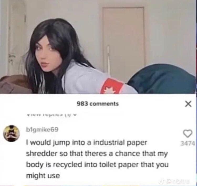 That’s Top flight End Level Simping 😆