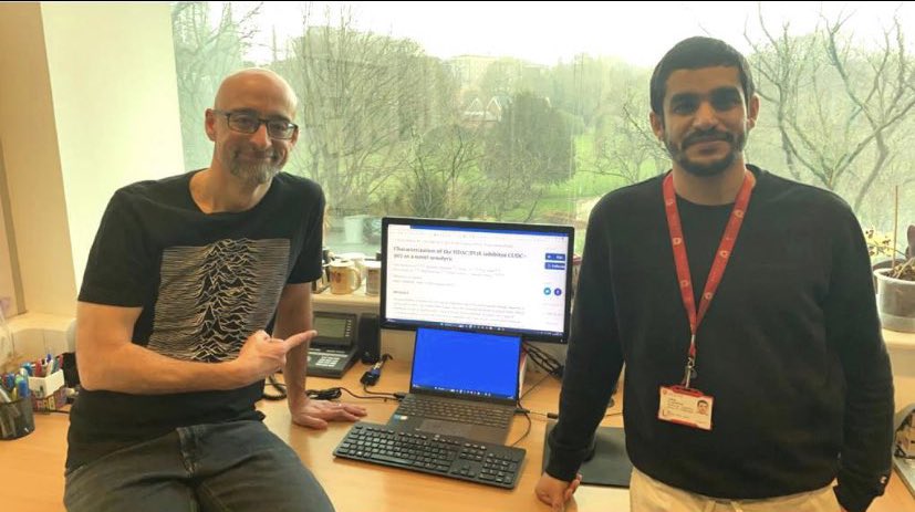 الدكتور فارس آل منصور اليامي يحصل على براءة إكتشاف دواء مضاد للشيخوخه قد يساعد في علاج مرضى السرطان في #بريطانيا.