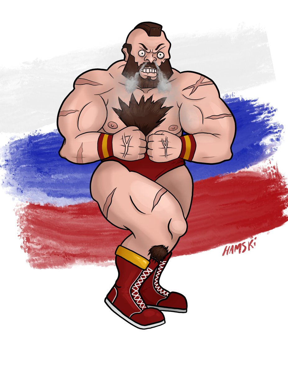 KillHamski's tweet photo. Zangief (also with "hat") #StreetFighter6 #sf6 #StreetFighter #streetfighterduel https://t.co/BEMK1pYdK8