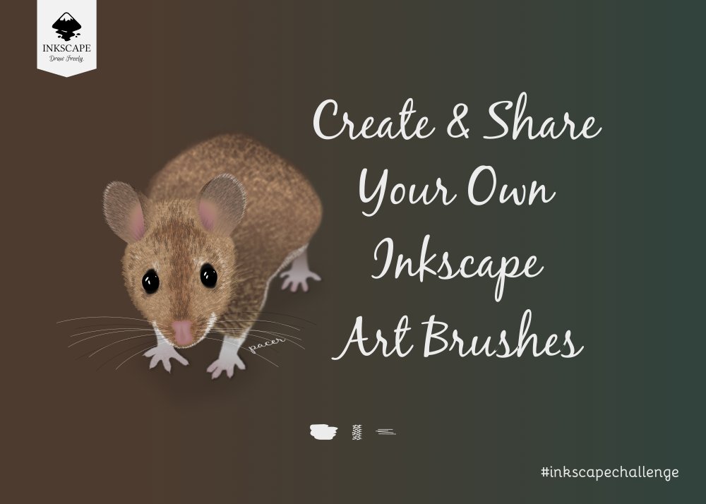 inkscape's tweet image. Our monthly challenge for Aoril is to design your own brush &amp;amp; demonstrate how it works! If you&apos;re new to Inkscape, keep it simple. Multiple entries welcome. Stay &amp;amp; chat! Post finished artwork to the forum: inkscape.org/forums/competi…

#InkscapeChallenge
