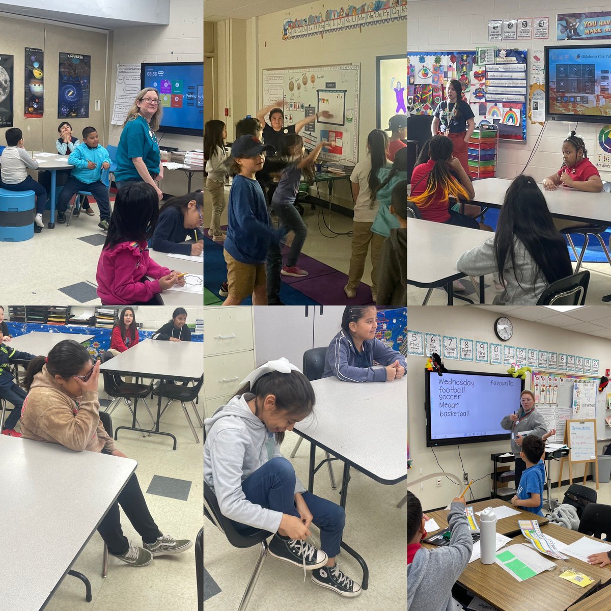 HayesTeachers's tweet photo. Happy Belated April Fools!! Today our students got to experience the great teacher swap!! I think some were glad to get their teacher back! π #rutherfordb @OKCPS https://t.co/mLNR82F9mY