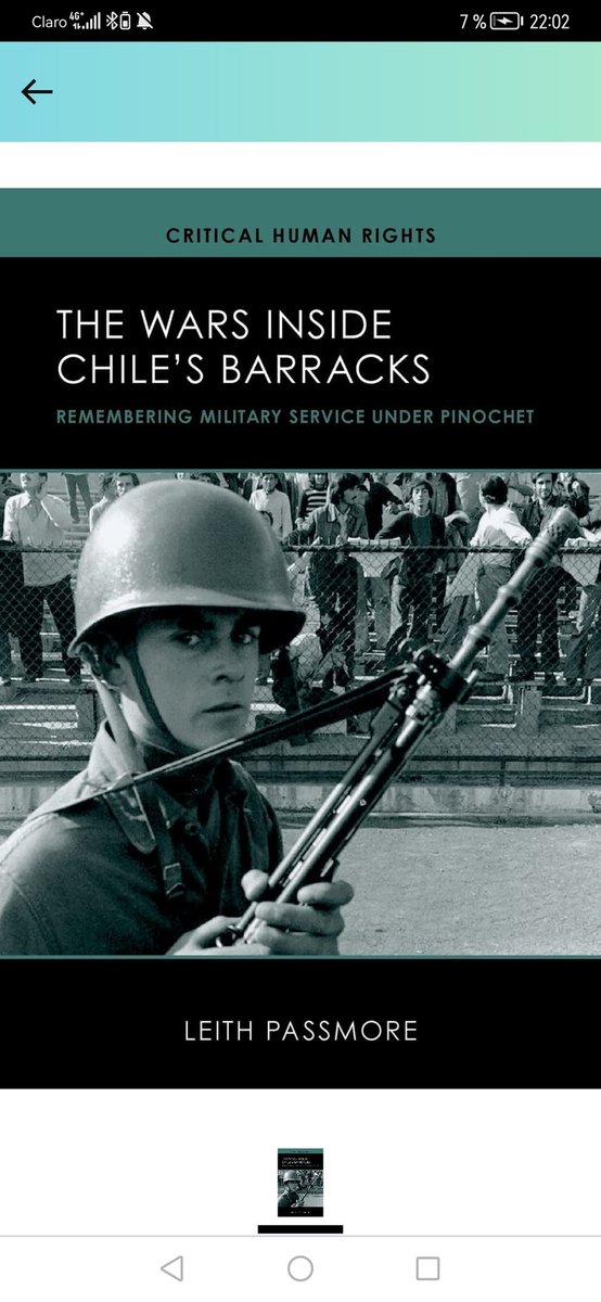 pablozeguel's tweet photo. La @uahurtado lo volvió a hacer: se sigue posicionando como la mejor editorial universitaria en Historia Reciente de Chile. Ahora publicaron la traducción del libro de @Leith_Passmore:  The War Inside Chile's Barracks

Recomiendo este trabajo! https://t.co/PoCHE1c7Vz