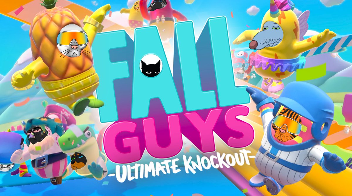 D00Mdrew's tweet photo. Is the Gang ready for a Fall Guys Tournament?! @IAmMach1ne and I got your details coming soon! @GutterCatGang #GutterGaming https://t.co/QxDfYzt5jr