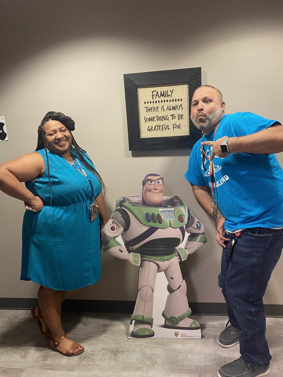 We love Mrs. Roberson and Mr. Chirinos to infinity and beyond!  Happy Assistant Principal’s Week to two of the best!  #prideinside #OneLISD
