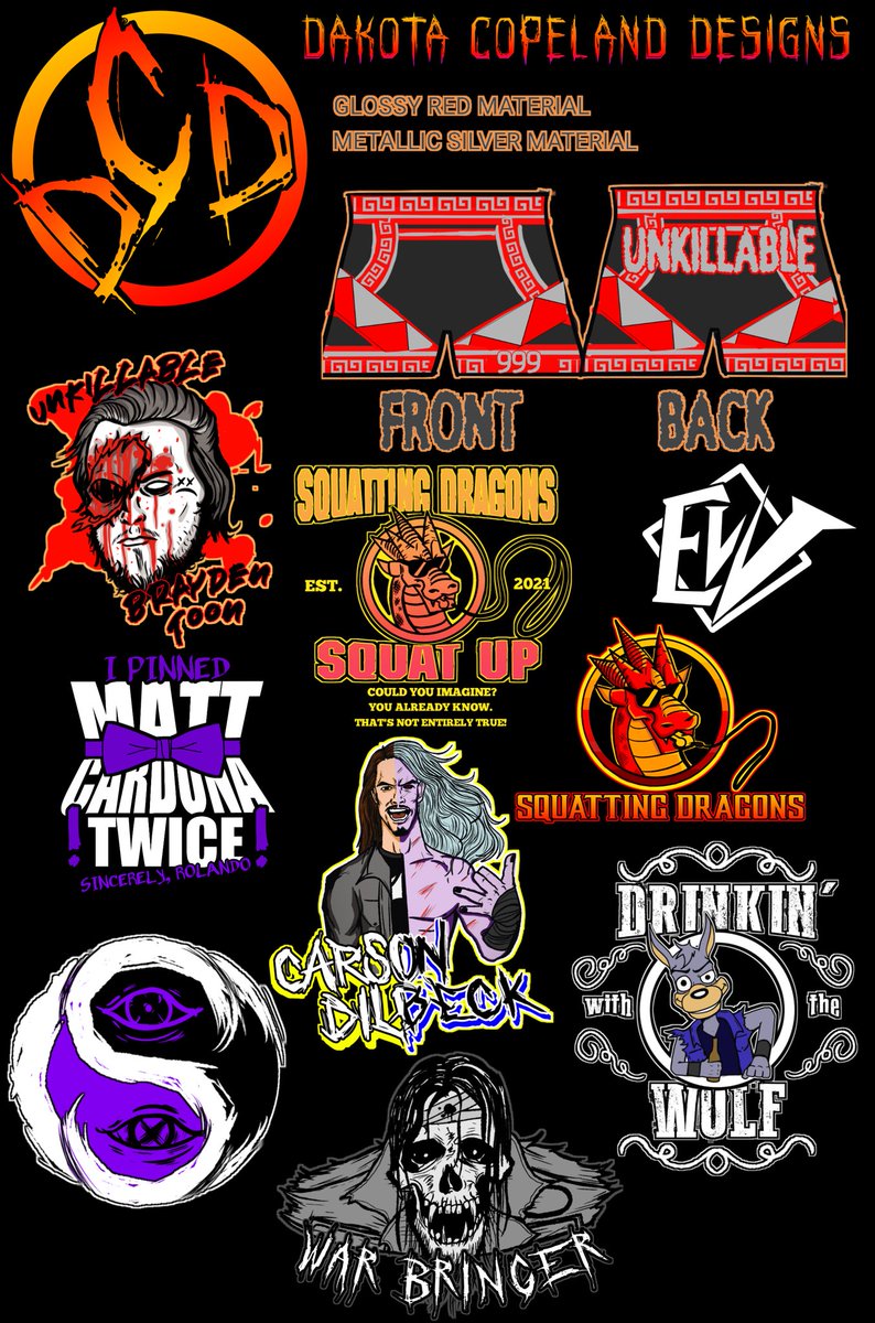 DCoal03's tweet photo. Im currently available for design commissions! 
Prices start at $70. DM me if interested.
Below is some work ive done for people such as @toon_brayden, @erronwade and @KodyManhorn, @Rolando_Pro98, @bcdilbeck, @SheanChrist, and @DaddyThighmeat. https://t.co/3z4uBS93zN