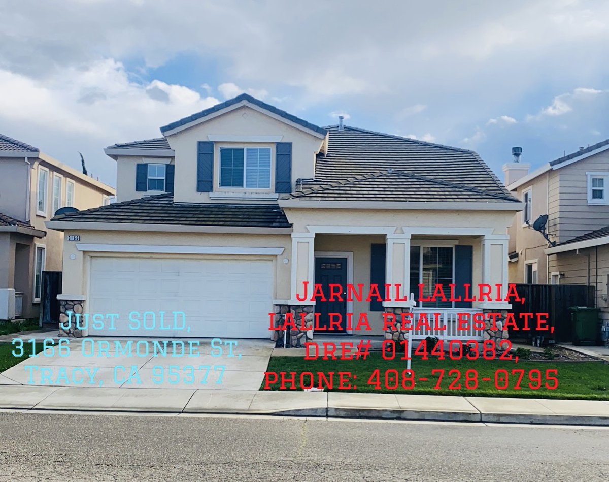 Just SOLD, Jarnail Lallria, DRE# 01440382
#realtor #hotlisting #happyseller #listingagent #tracyrealestate #lallriarealestate #dreamhome📷 #hothomes #realestate #sellingcalifornia #realtorlife #realestateagent