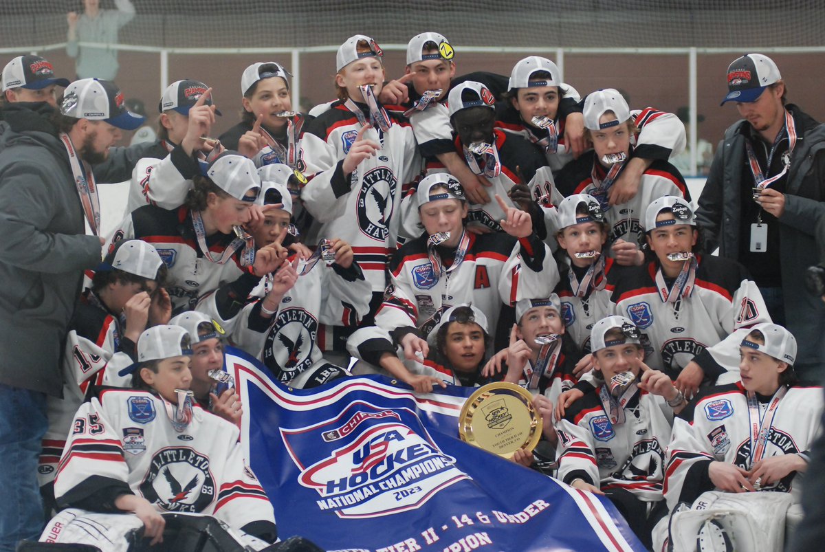 Join us in congratulating our 14U CSDHL team as they are the 2023 14U Tier II USA Hockey National Champions.

This is a memory the team will never forget. It’s a once in a lifetime experience. It takes a family to achieve something like this. You guys did it! Congratulations! 🥇