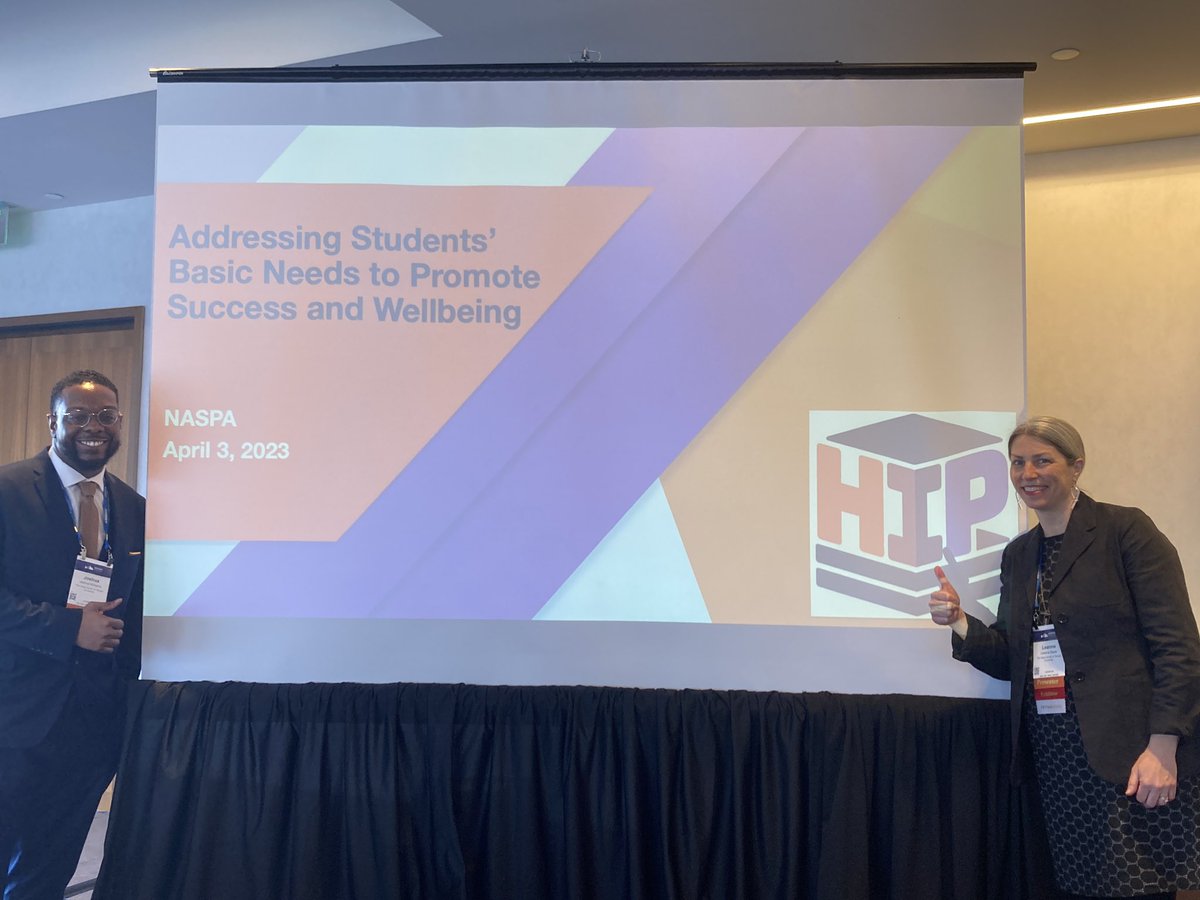 So much fun presenting with my colleague @JoshWill323 on our @hope4college team’s work at #NASPA23!