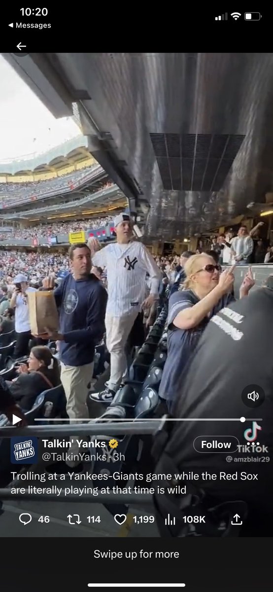 M_Furey48's tweet photo. @TalkinYanks @TalkinYanks this lady is gold…..double bird and than thanks the cops. She gets it https://t.co/GWQ8R46aI4