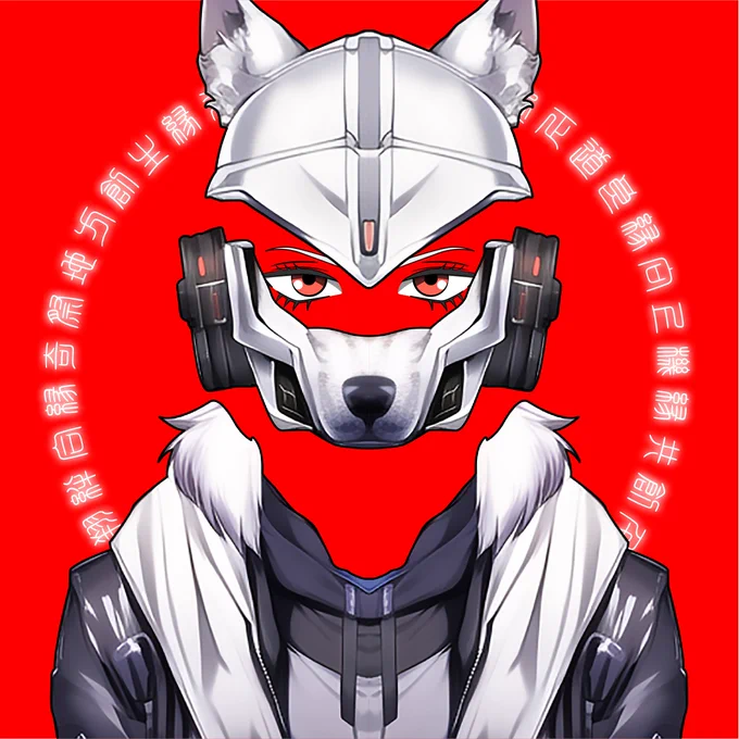 本日のENISHIは狼!これはマスクなのか?鼻なのか?リリース予定日4/15ENISHI  #縁で繋がろう 