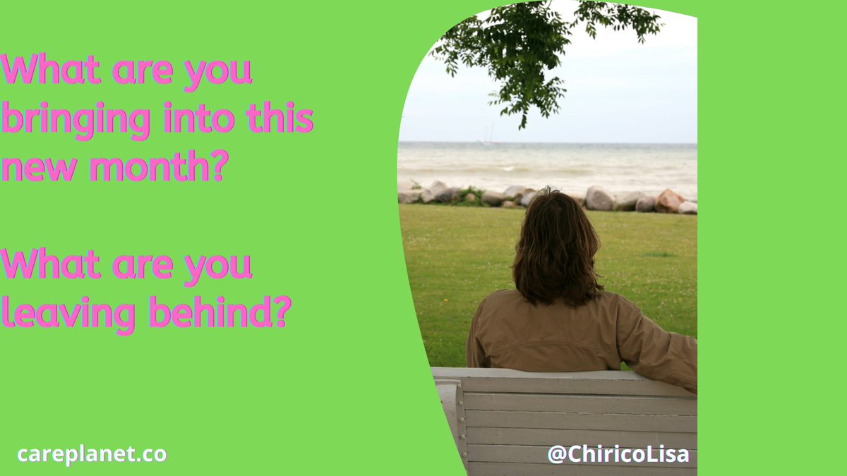 ChiricoLisa's tweet photo. What are you bringing into this new month? What are you leaving behind? #aftercaregiving #griefcoach #intuitivecoaching #lifecoaching https://t.co/Gw3H2idw1j