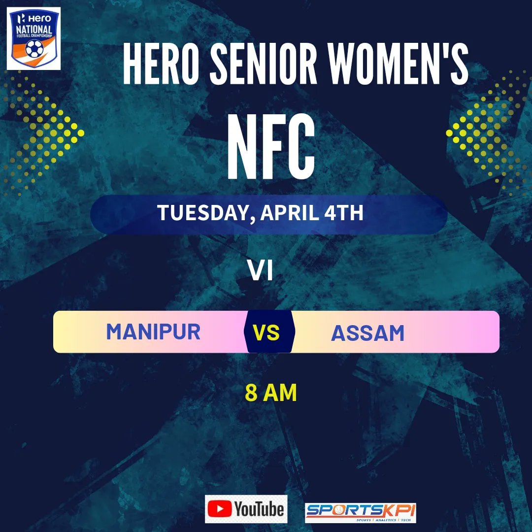 SportsKPI's tweet image. Match Alert 🚨

Watch the exciting matches at 8 AM on our Facebook LIVE

Group 6
Manipur vs Assam
fb.watch/jHhgfPTrdL/

@indianfootball
@jharkhand_football_ @manipurfootball

#indianfootball #matchalert #livestreaming