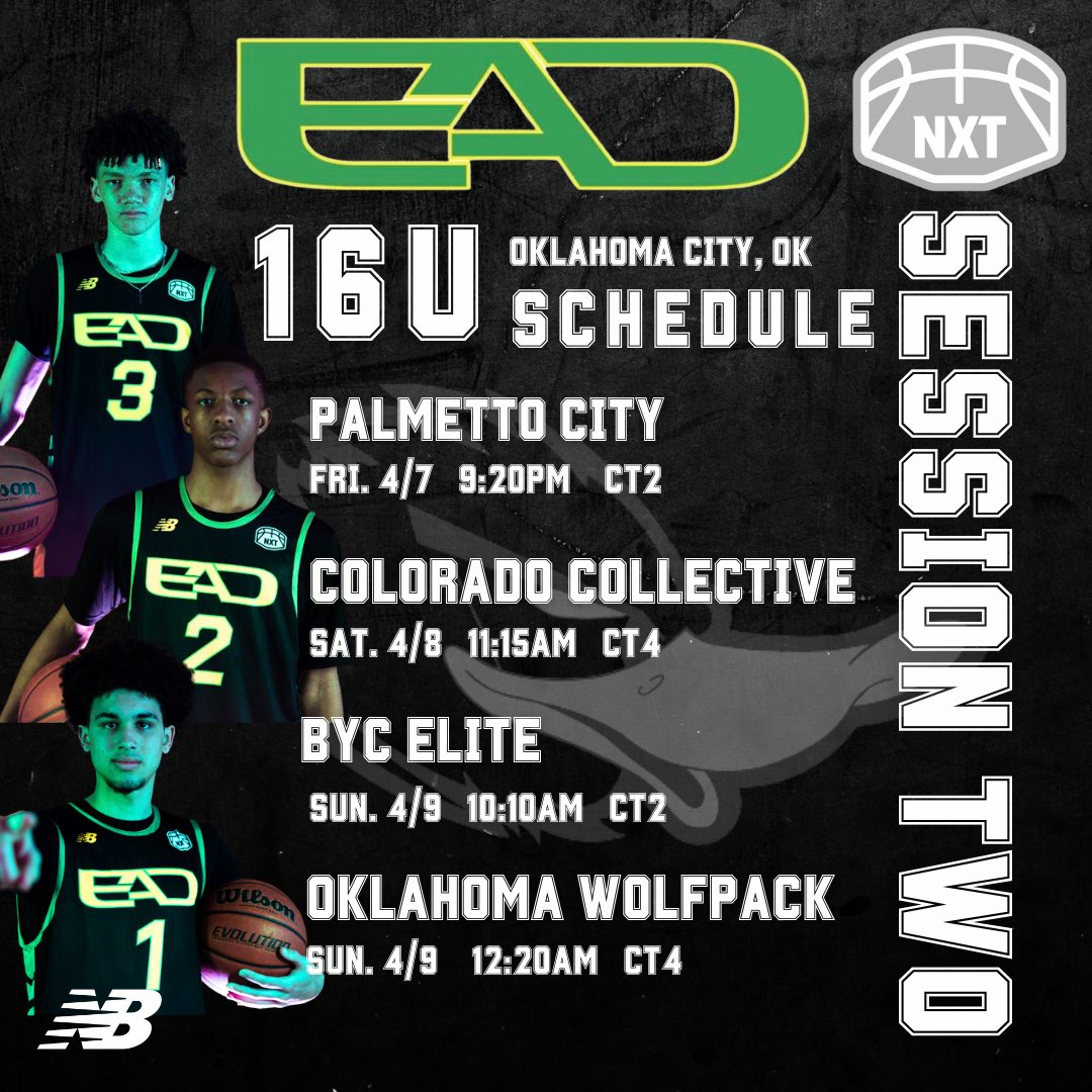 EADDFW_MBB's tweet image. Session 2️⃣
📍Oklahoma City, OK

#EADway #newbalance #nxtpro #okc  #letshoop @NxtProHoops