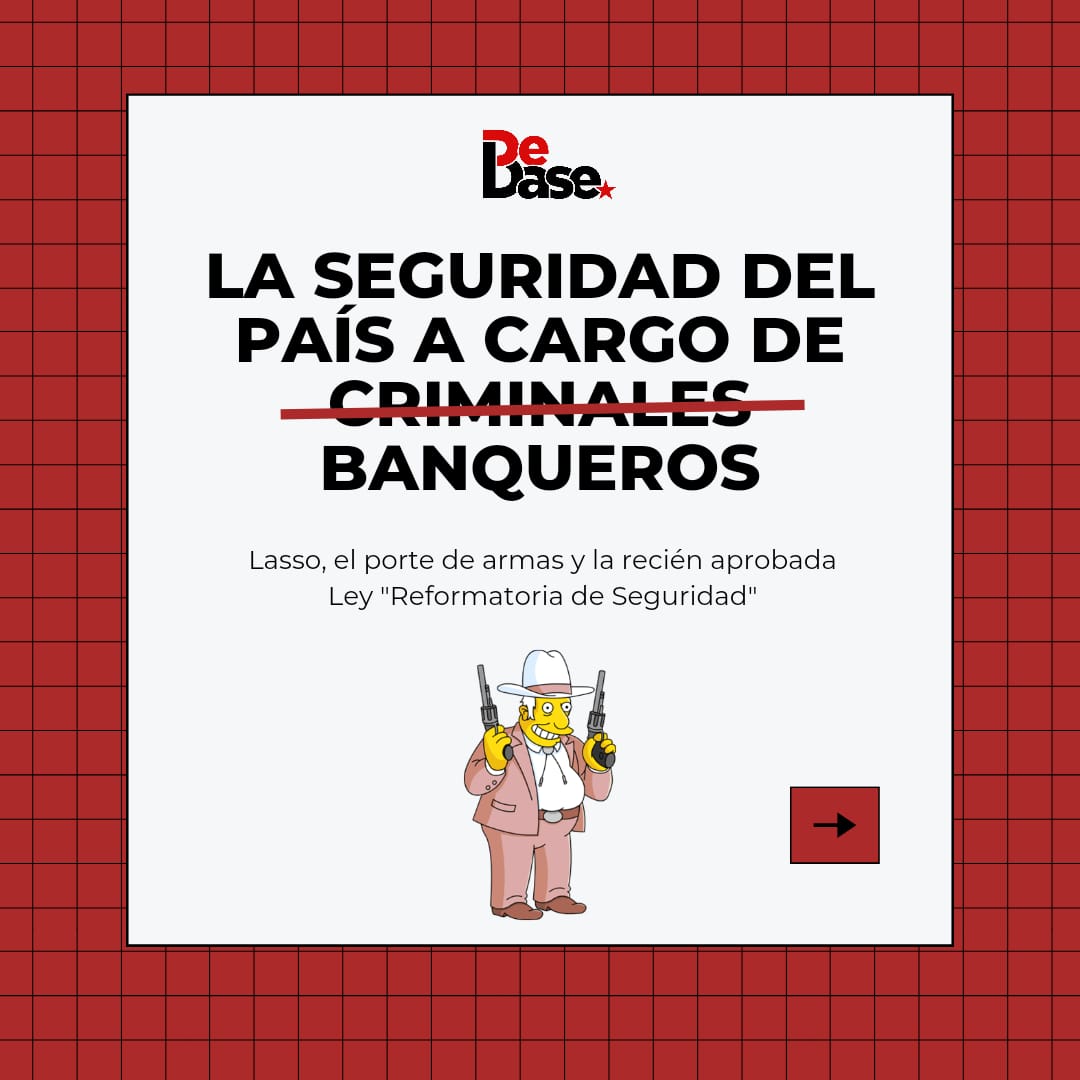 DeBaseEc's tweet photo. 🤢El Gobierno de Lasso se ha caracterizado por su manejo incompetente y totalitario de la seguridad.

#LassoEsUnFracasso https://t.co/31IYJxvRxl