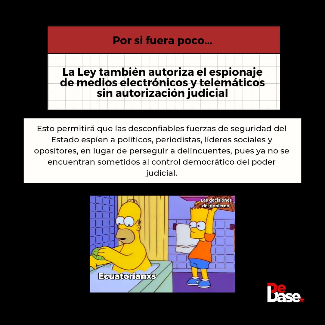 DeBaseEc's tweet photo. La ciudadanía común y corriente es la más perjudicada con la nueva normativa. https://t.co/hAeQkqi82H