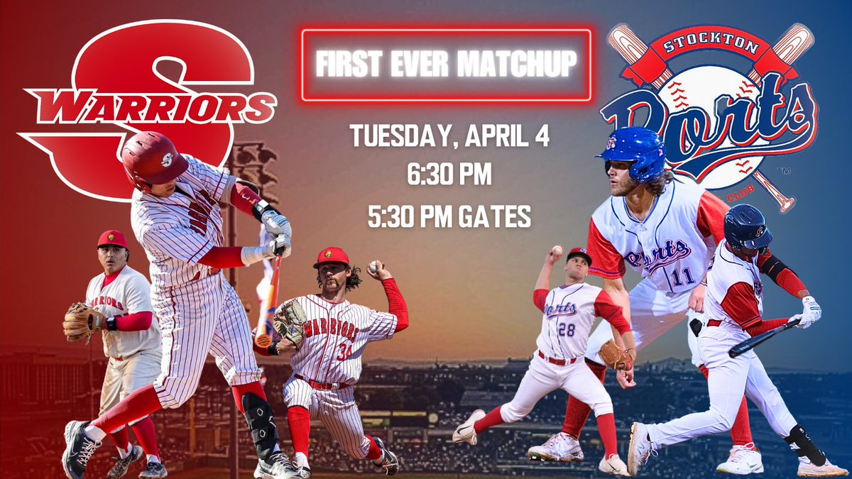 .@GoStanState will face the Stockton Ports in an exhibition game  on Tues., April 4 with first pitch scheduled for 6:30pm at Banner Island Ballpark in Stockton.  If you cannot make it, you can listen to Bryan Nelson call the game on @_bluechipsports.  #ValleyTough