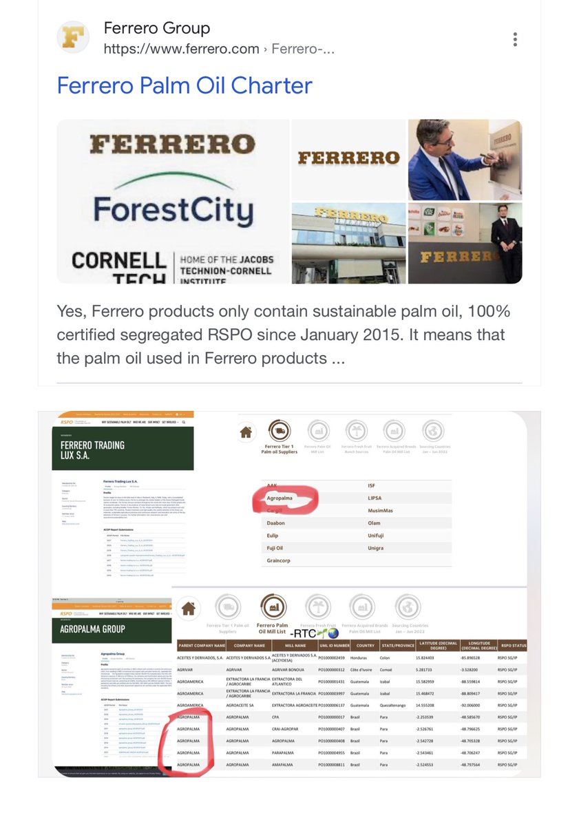 RileyTChiweenie's tweet photo. @FerreroUK /@NutellaUSA /@girlscouts claims to be 100 % certified by @RSPOtweets yet they use #AgroPalma also an RSPO member who has a history of violations including health &amp; safety violations #landgrabbing… Don’t buy the Sustainable Lie 
#BanPalmOil https://t.co/5oIPaZy1lX