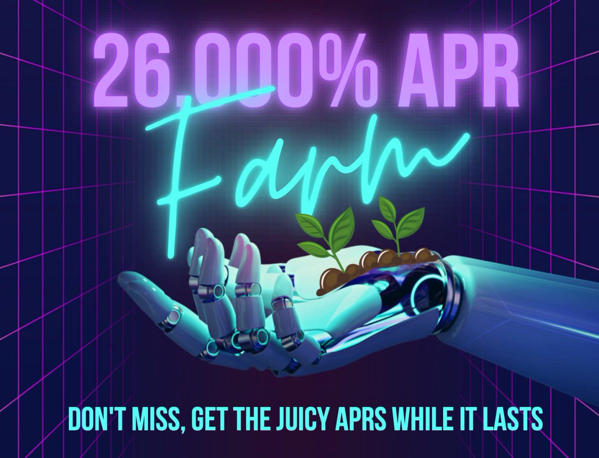 Hey Fam,

Our ZSP-ETH farm now offers 26,000% APR🔥

Go check out and get the early juicy APRs 🚀

🔗 app.zenithswap.com/farm

#Arbitrum #AI #Arbinauts