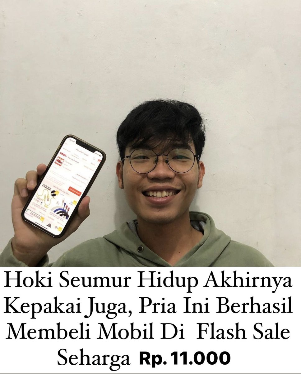 Anjirr nih orang bener2 beruntung yah👍