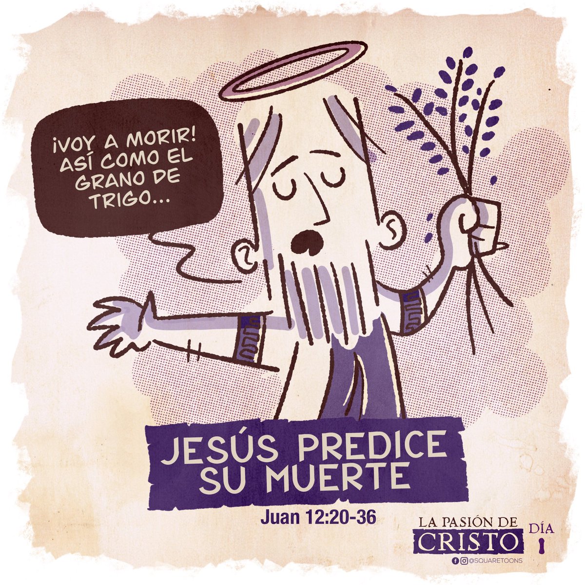 PastorEma's tweet photo. JESÚS PREDICE SU MUERTE
Juan 12:20-36

Este hecho lo ilustra con el grano de trigo que debe caer en la tierra y morir para convertirse en una planta y dar fruto, es decir, más granos que mueran y caigan a tierra para producir aún más fruto (intención discipuladora). https://t.co/A4nlMIWtSf