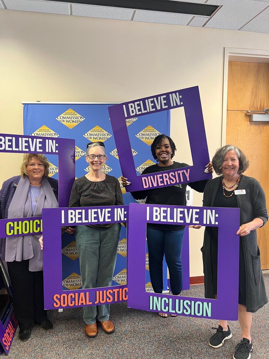 teatraceaolcom's tweet photo. A fabulous day for equity, inclusion, diverse education. The  County of Santa Barbara Commission for Women hosted a town hall  partnering with AAUW Lompoc, League of Women Voters Santa Maria Valley, Women's March Santa Maria Valley, House of Pride, AAUW - Santa Maria CA Branch, https://t.co/UfoeovvyDk
