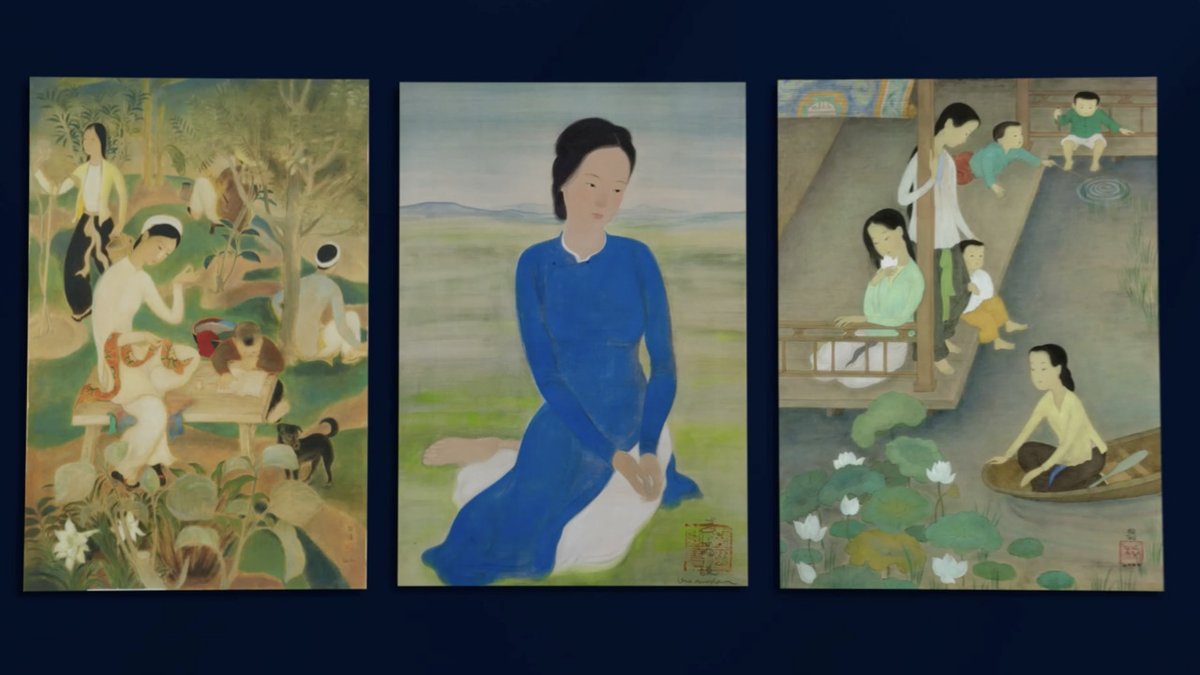 Rishika Assomull, Specialist, Modern Art, Asia, introduces us to Le Pho, Mai Trung Thu, and Vu Cao Dam, the masters of Vietnamese modernism. Three spectacular silk paintings are to be offered in #SothebysAsia50Years Modern Evening Auction on 5 April. bit.ly/434wUV8