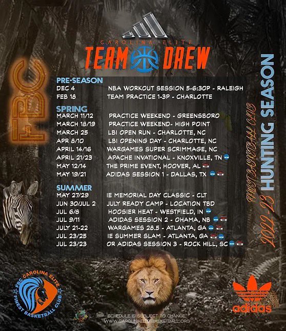 Carolina Elite (@carolinaelitebb) on Twitter photo Team Drew (16U Adidas) has had a π₯ start to the season. 4-1 in 2 weekends.
Big spring ahead π
<a href="/sidblackwell12/">Sidney Blackwell</a> <a href="/LexiPowell_22/">Lexi Powell</a> <a href="/AilaniCollazo/">Ailani Collazo</a> <a href="/kamrynsnyder1/">Kam Snyder</a> <a href="/kenzieesmithhhh/">McKenzie Smith</a> <a href="/Utley4Sarah/">Sarah Utley</a> @oliviabayerr4 <a href="/Shy_Mzeuro/">Shyanne Tate</a> <a href="/Gabscrawl4/">Gabrielle Crawley</a> <a href="/EndiaSmith1021/">Endia Smith</a> <a href="/Shayla_Wyatt15/">Shayla Wyatt c/o 2025 #0</a> Team Drew (16U Adidas) has had a π₯ start to the season. 4-1 in 2 weekends.
Big spring ahead π
<a href="/sidblackwell12/">Sidney Blackwell</a> <a href="/LexiPowell_22/">Lexi Powell</a> <a href="/AilaniCollazo/">Ailani Collazo</a> <a href="/kamrynsnyder1/">Kam Snyder</a> <a href="/kenzieesmithhhh/">McKenzie Smith</a> <a href="/Utley4Sarah/">Sarah Utley</a> @oliviabayerr4 <a href="/Shy_Mzeuro/">Shyanne Tate</a> <a href="/Gabscrawl4/">Gabrielle Crawley</a> <a href="/EndiaSmith1021/">Endia Smith</a> <a href="/Shayla_Wyatt15/">Shayla Wyatt c/o 2025 #0</a>