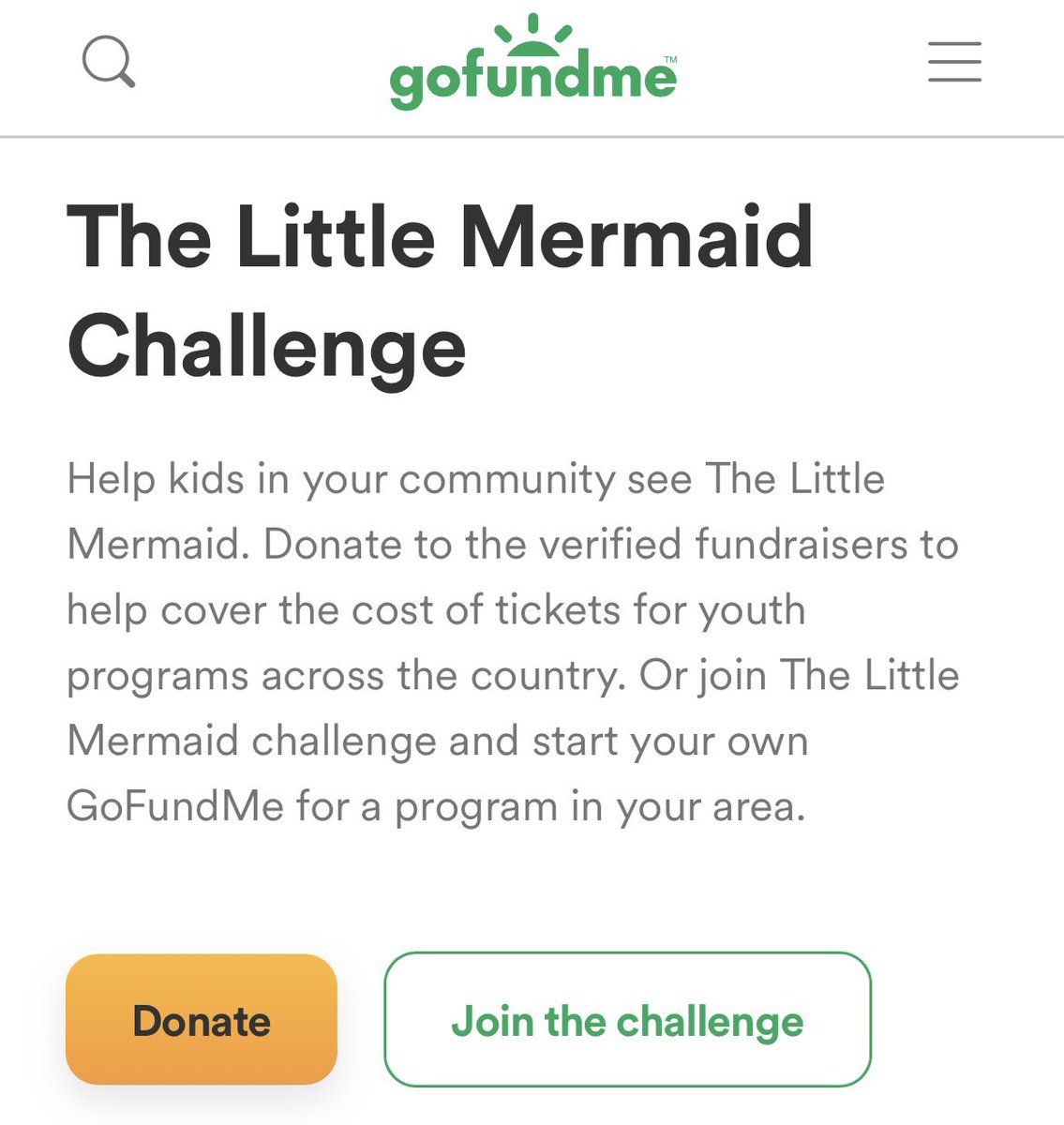 astrostarbright's tweet image. We now have our own #TheLittleMermaidChallenge 🧜🏾♀️ hub that houses all the #verified campaigns
w/ @gofundme! Help kids see The Little Mermaid. Donate to a campaign Or better yet start your own in your community!
Link⬇️ 💚🧜🏾♀️
gofundme.com/c/act/the-litt…