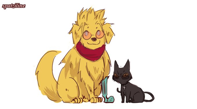I may have failed but Vash is totally a golden retriever #vashthestampede #wolfwood  