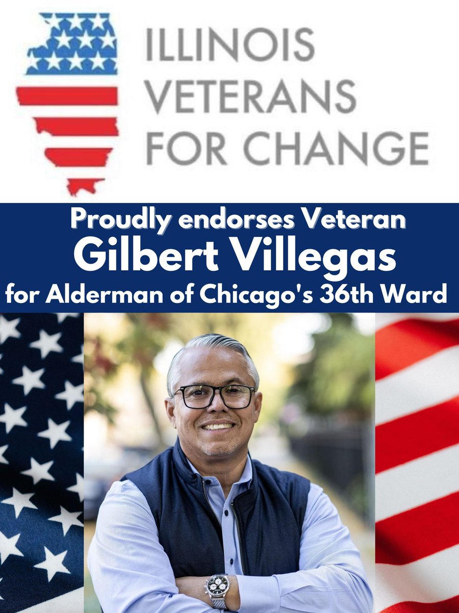 Last day to VOTE in Illinois' Consolidated Election is Election Day, Tuesday, April 4th!

Best wishes to @ILVetsforChange endorsed candidates! Please consider supporting them & spreading the word. 🇺🇸🇺🇸🇺🇸🇺🇸🇺🇸🇺🇸
#veteranssupportingveterans #illinoisdems @illinoisdems