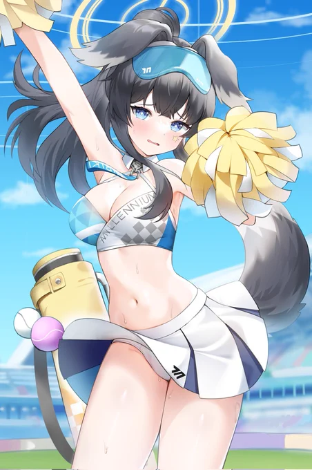 #ブルアカ    ヒビキ誕生日おめでとう! 