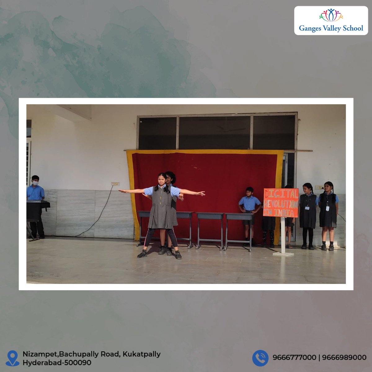 The General Assembly by Grade 5A Gangians which is on Digital Revolution in India.
#ganges #grade5aassembly #schoolassembly #digitalrevolution #digitalrevolutioninindia #studentactivities #schoollife #school #learning #hyderabadschools #gangesvalleyschool #spiritofganges