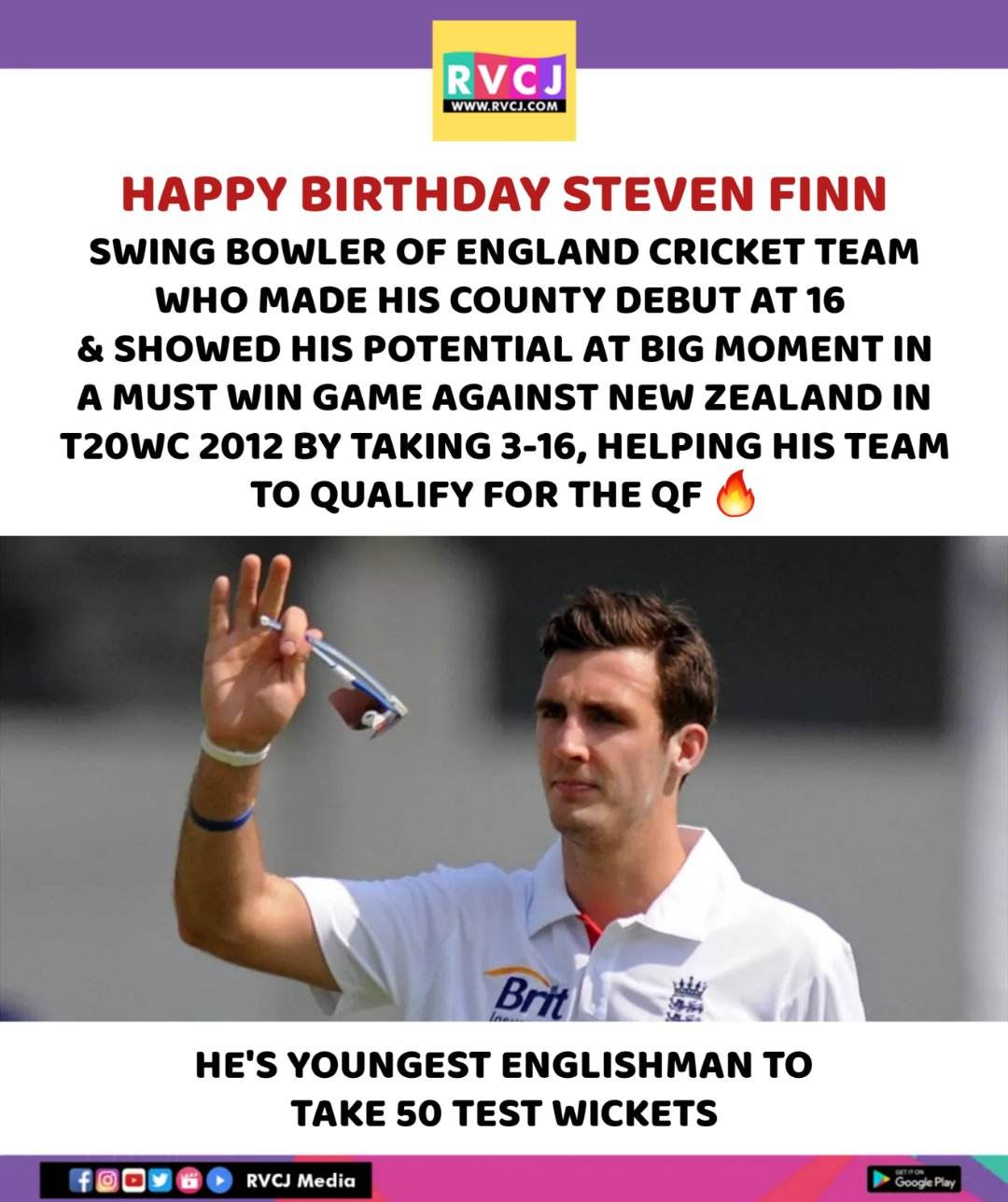 Happy Birthday Steven Finn!  