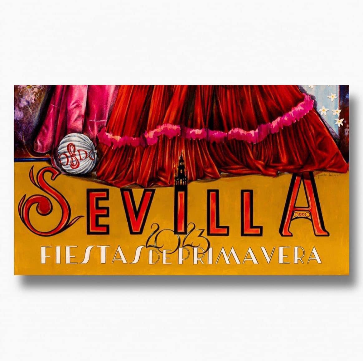 JoseHidalgoModa's tweet photo. Sevilla es una mujer morena.

Así lo anuncia @perezindiano en su cartel para las Fiestas de Primavera.
Gracias por contar con nosotros para vestir a @evagonzalezf y plasmar que la moda flamenca es parte fundamental de nuestras tradiciones. 

#fiestasdelaprimavera https://t.co/i4yKfjbwqE