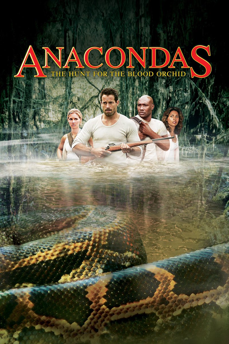 bondgriff's tweet image. Was watching Anacondas: The Hunt for the Blood Orchid. This is just terrible.

#AnacondasTheHuntForTheBloodOrchid #DwightHLittle #JohnnyMessner #KaDeeStrickland #MatthewMarsden #EugeneByrd #SalliRichardsonWhitfield #NicholasGonzalez #KarlYune #MorrisChestnut