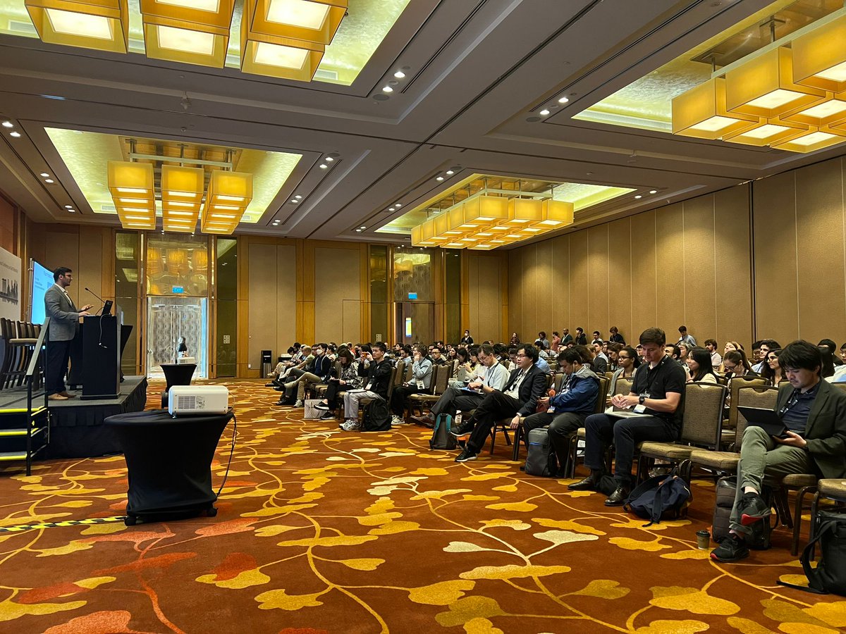 RRL_EPFL's tweet image. From day 2 of the #RoboSoft2023 oral session, Mustafa Mete @a_mustafamete  presenting our latest work on “Dynamic Modelling of an Origami Prismatic Joint”

with Jian-Lin Huang and Jamie Paik @robotician.
@EPFL_en @EPFLEngineering @IEEERoboSoft
#robotics #origamirobots #softrobots