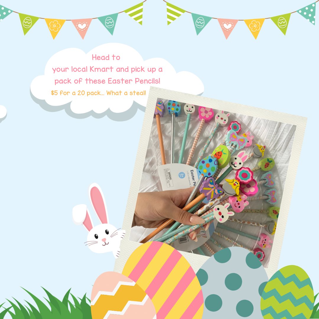Missjurcevic's tweet photo. 📢 Calling all Primary School Teachers!
Are you looking for a cute, last minute Easter present for your students that’s won’t break the 🏦 ?  

I’ve got you covered! 
#acuedu_p https://t.co/rlL9HxunW6